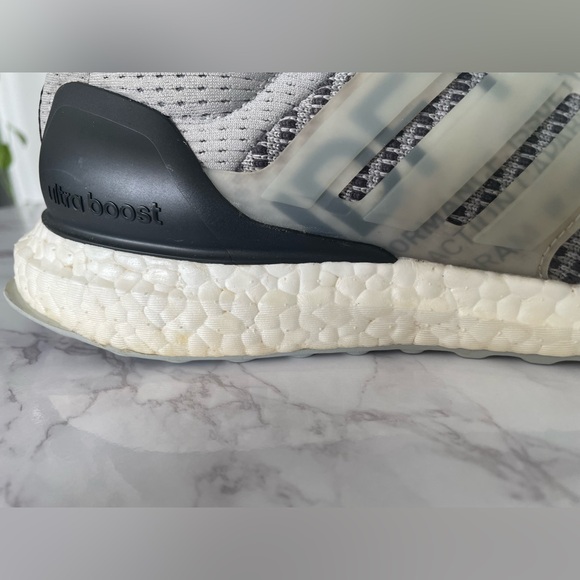 Adidas UltraBoost x Undefeated Shift Grey Men’s Running Sneaker - Picture 7 of 15